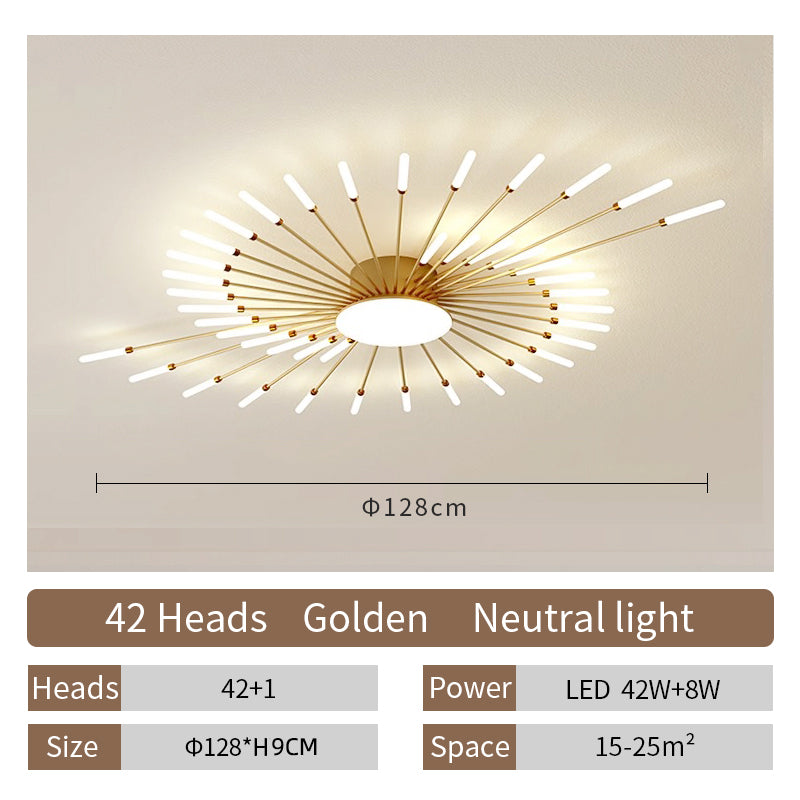 Creative LED Ceiling Lamp Modern Living Room Lights Nordic Lustre Indoor Chandelier Fixtures Lamps