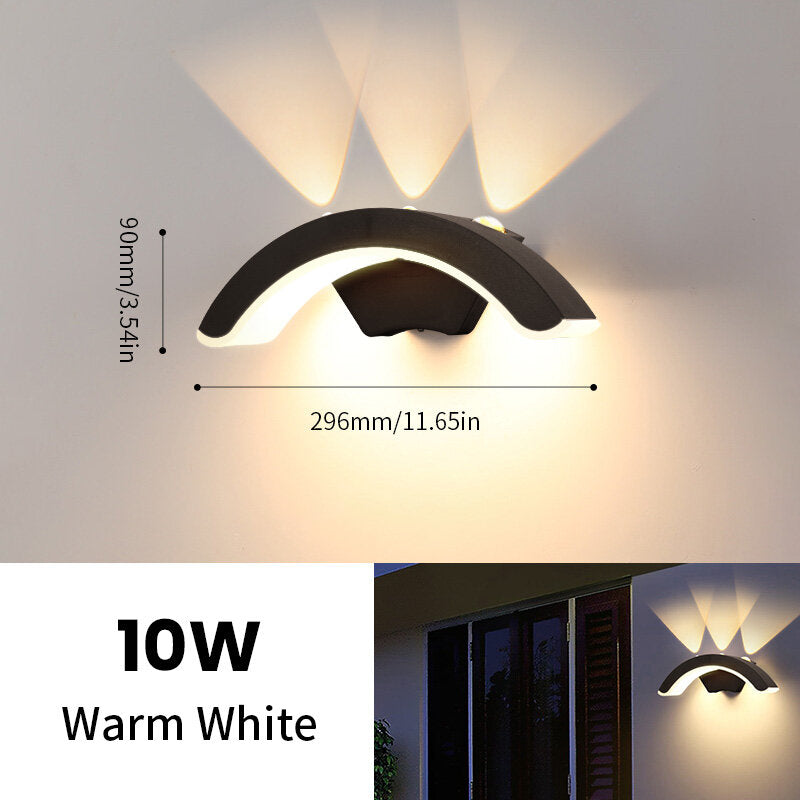 Outdoor Wall Light Waterproof IP66 Outdoor Lighting Porch Sconce Balcony Garden Outside Wall Lamp Vestibule