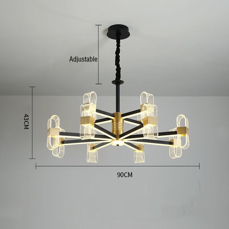 Nordic Chandeliers Use Light In The Bedroom