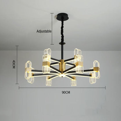 Nordic Chandeliers Use Light In The Bedroom