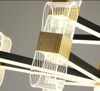 Nordic Chandeliers Use Light In The Bedroom