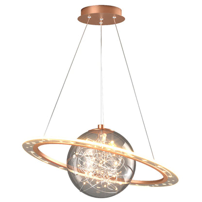 Star chandelier led New Acrylic living room bedroom lamp personality creative children's room net red home dining room lamp