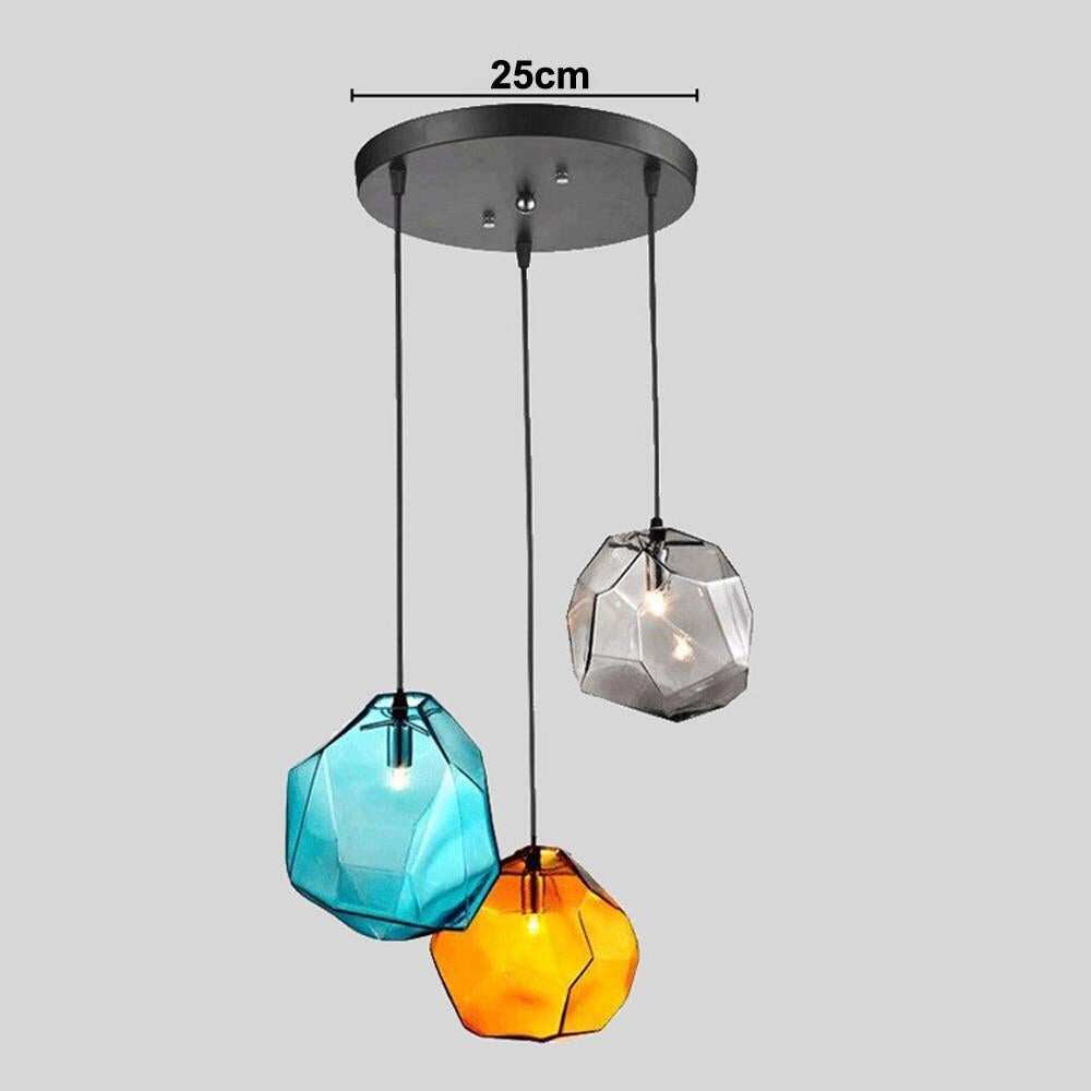 Modern Minimalist Pendant Lights Creative Colorful Glass Pendant Lamps Restaurant LED Lamps Indoor Home Lighting