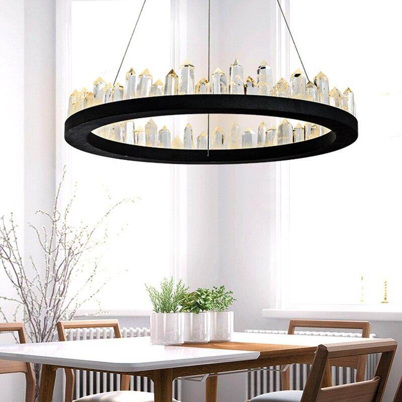 Modern Chandelier Lustre LED Living Room Crystal Lamp Hotel Villa Exhibition Hall Art Decoration LED Crystal Chandeliers Pendant
