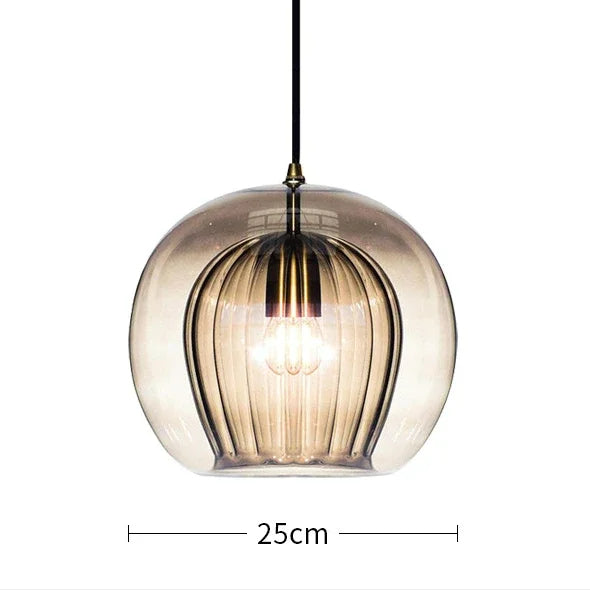 Nordic Modern Glass Pendant Lamp Restaurant Bedroom Bedside Dining Room Kitchen Lights Island Counter Bar Lighting Hanging Home