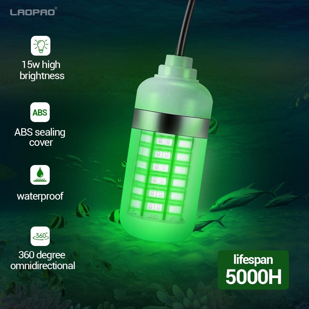 12V LED Fishing Light 108pcs 2835 Waterproof Ip68 Lures Fish Finder Lamp Attracts Prawns Squid Krill 4 Colors Underwater light