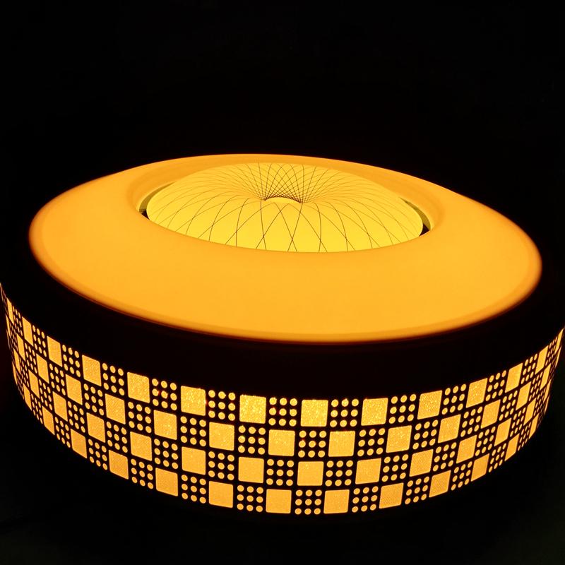 Modern LED Colorful 2.4G Remote Touch Control Ceiling Light 12W 24W 36W RGB+Warm White+Cold White Dimming Light For Livingroom