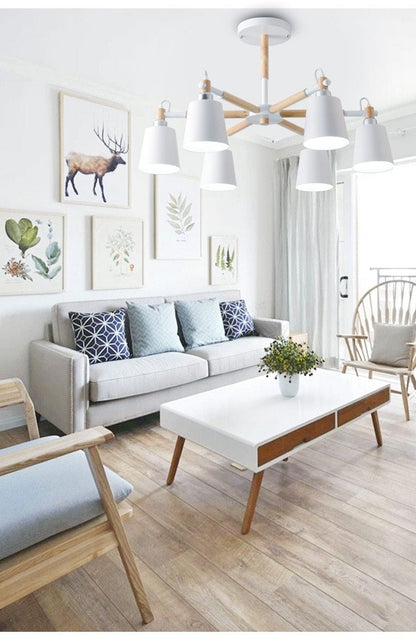 Chandelier Modern Kitchen Lamp Living Room Foyer Lights Kitchen Light,  LED Wood Branch Lamp Lighting Fixture Luminaire