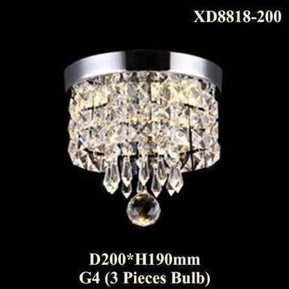Modern Crystal Pendant Lights LED Corridor LED Pendant Crystal Lights Living Room Crystal Pendant lamp