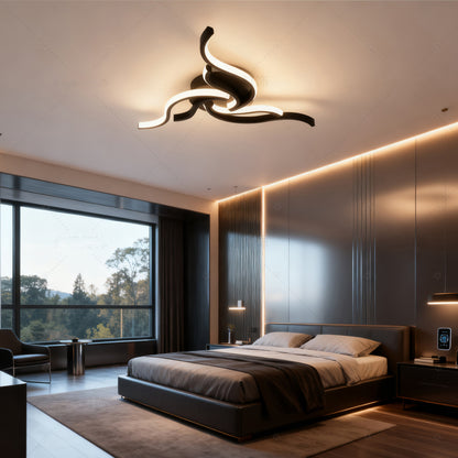 LED Ceiling Light Remote Control 3 Colors APP Dimming Lamp AC 110V 220V Aluminum For Living Room Bedroom