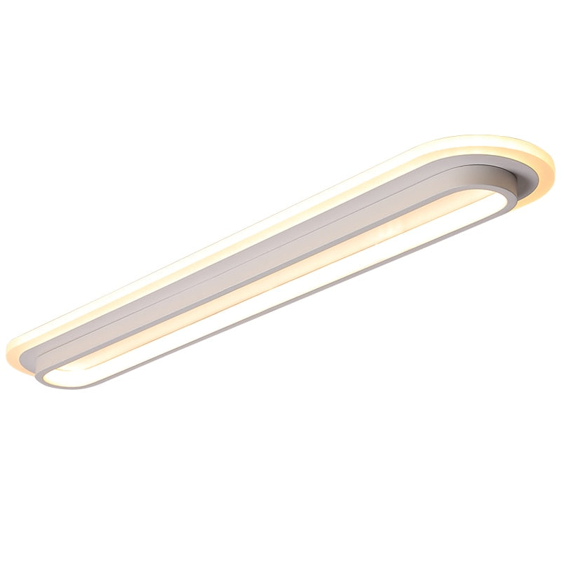 Modern LED Ceiling Lights For Living Room Corridor White Black Surface Mounted Lamp