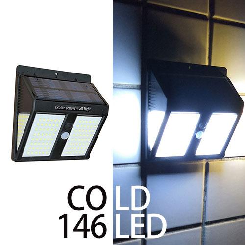 1pc New High Quality Wall Lamp Solar Light 6 LED Outdoor Garden Wall Path Yard Landscape Lighting Cool White Warm RGB changeable