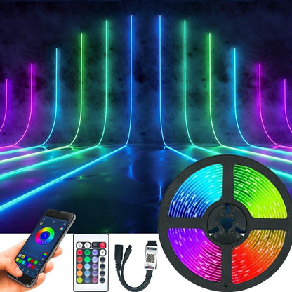 Bluetooth LED Strips Lights luces LED RGB 5050 2835 Flexible Lamp Tape Ribbon With Diode DC 12V 5M 10M 32.8ft Christmas New Year-1