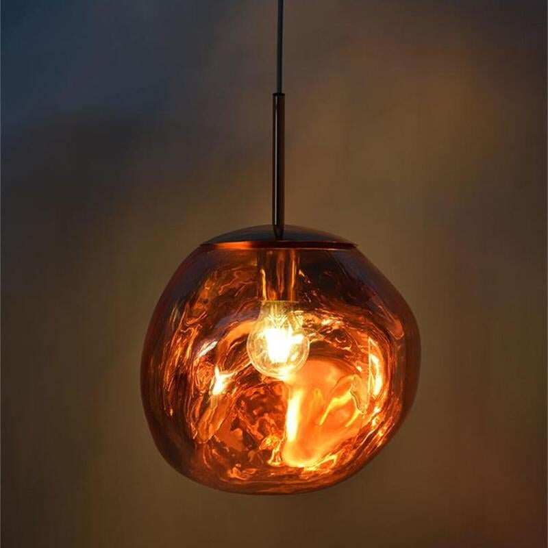 Modern Novelty Art Deco Glass Pendant Light LED E27 With 3 Colors For Living Room Bedroom Restaurant Kitchen Cafe Hotel Office