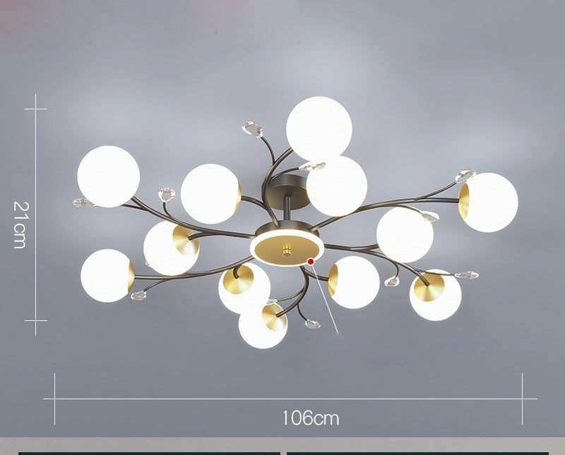 Nordic Living Room Lamp Simple Modern Atmosphere Luxury Ceiling Lamp