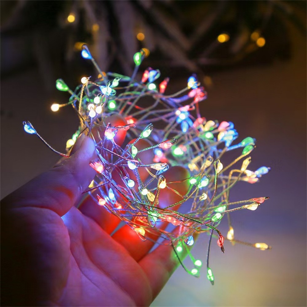 3M100LED/6M200LED/9M300LED/12M400LED Christmas USB with Remote Control Firecracker Light String