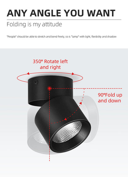 LED Downlight 3 Colour Change Home-Appliance Spotlight Indoor Ceiling Lamps Room Lustre Lights Led Spot