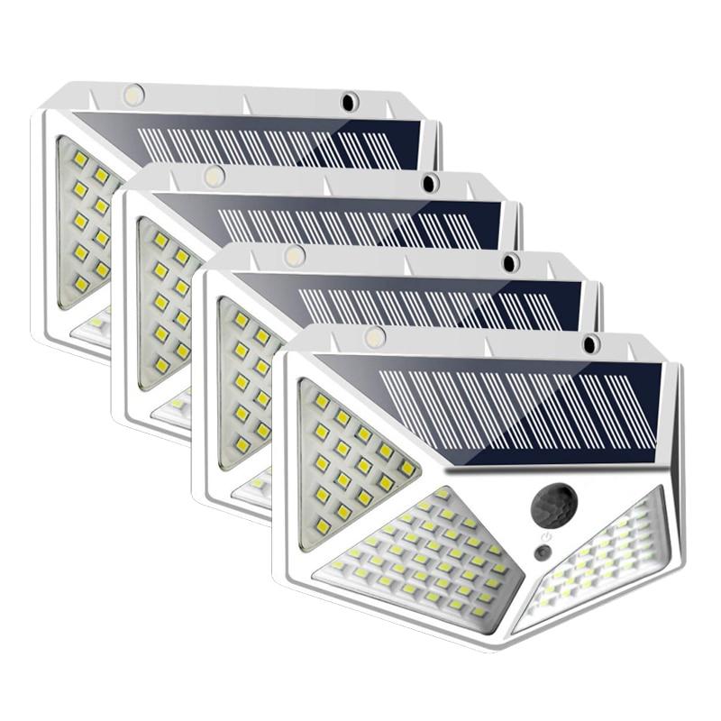 LED Solar Light Outdoor Solar Lamp With PIR Motion Sensor Solar Powered Waterproof Wall Light For Garden Yard Path Decoration