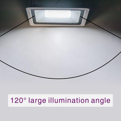 LED Floodlight 10W 20W 30W 50W 100W Warm White Cold White Outdoor Waterproof IP66 Focus Spotlight Courtyard Door Lighting