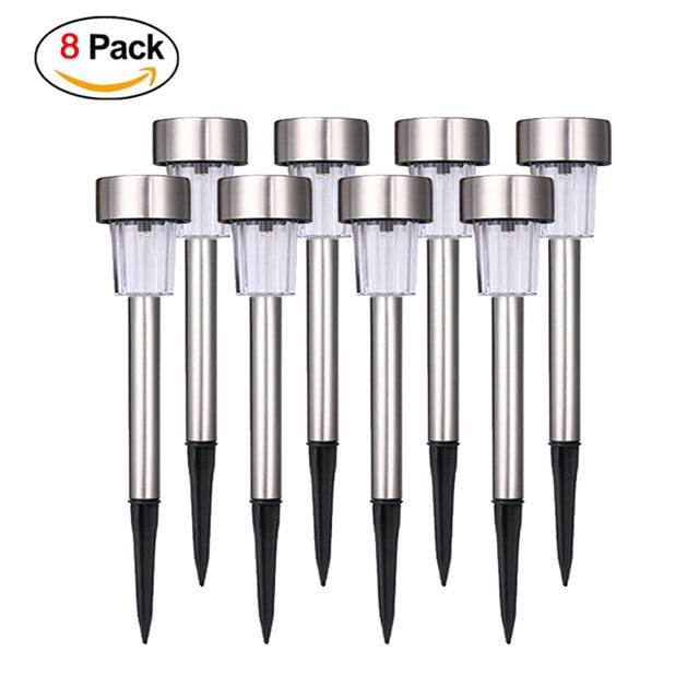 Outdoors Led Solar Lights Outdoor Solar Led Lawn Lamps Street Lighting Luminaria For Garden Decoration Solar Powered Path Lights