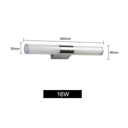 Wall Lamp 12W 16W 22W Led Mirror Light Waterproof LED Tube Modern Acrylic Wall Light Bathroom Lighting
