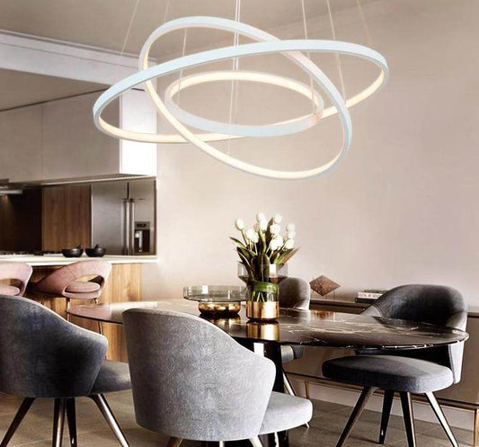 Modern LED Simple Pendant Lights Lamp For Living Room Cristal Lustre Pendant Lights Pendant Hanging Ceiling Fixtures