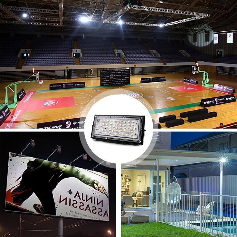 Led Floodlight 50W Waterproof IP65 Garden Lamp Outdoor LED Reflector Light AC  Spotlight Street Lighting