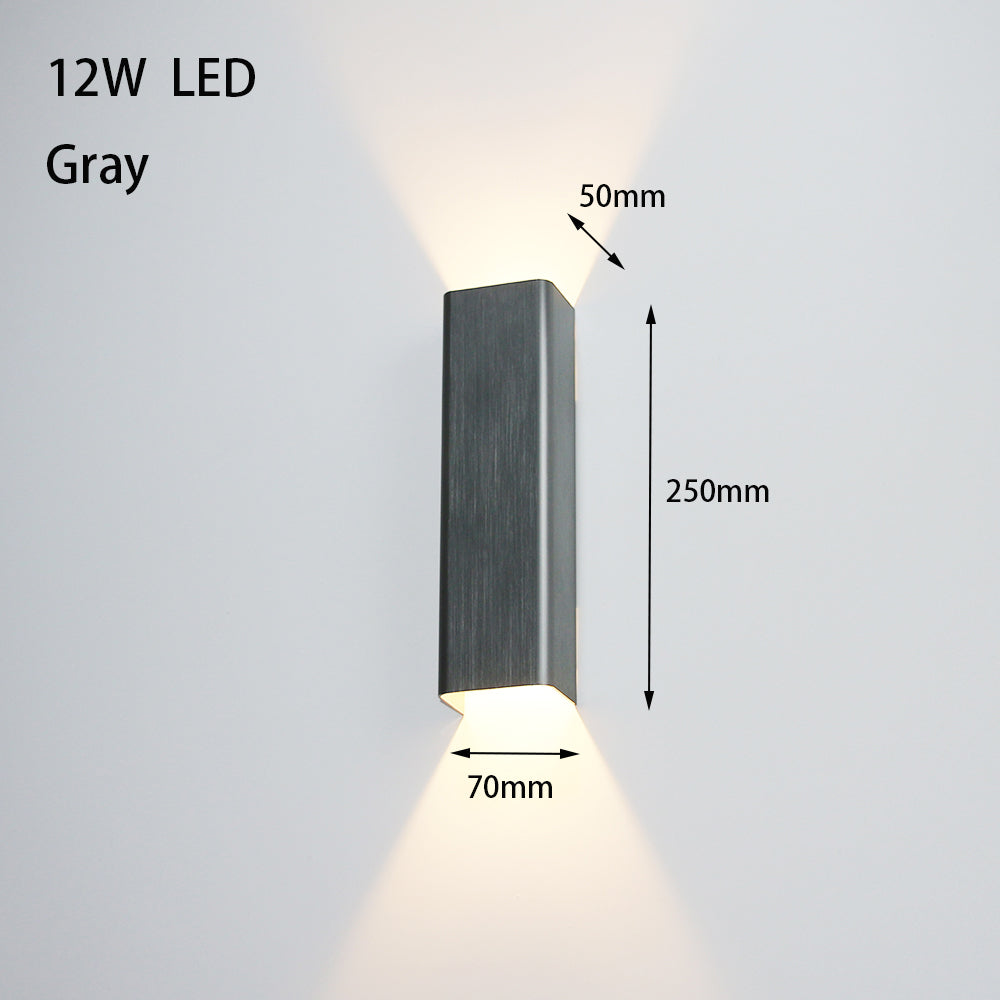 12W 18W LED Indoor Wall Lamp Modern Aluminum Home Lighting Sconces Bedroom Living Room Aisle Corridor Decoration LED Wall Light