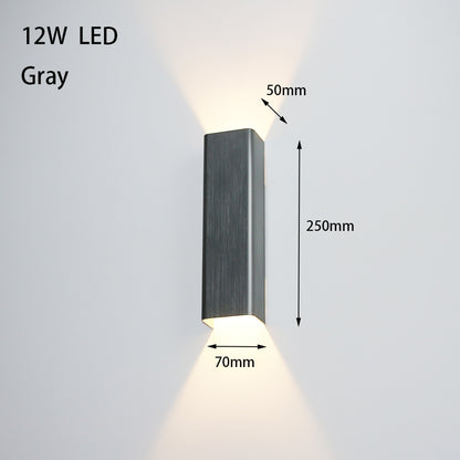 12W 18W LED Indoor Wall Lamp Modern Aluminum Home Lighting Sconces Bedroom Living Room Aisle Corridor Decoration LED Wall Light