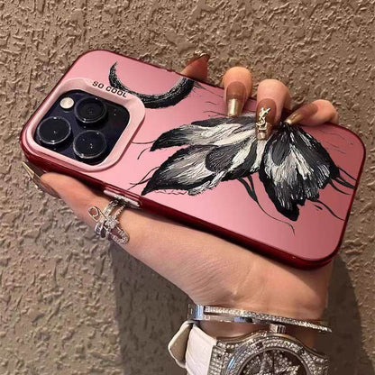 Case for Iphone17 16 15 11 12 Promax Personalized Anti-drop 13 14 Dark Butterfly Moon Phone Case