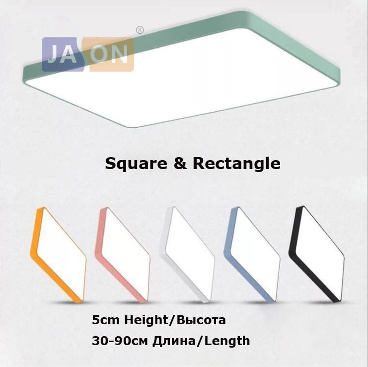LED Modern Acryl Alloy Square 5cm Colorized LED Lamp.LED Light.Ceiling Lights.LED Ceiling Light.Ceiling Lamp For Foyer Bedroom