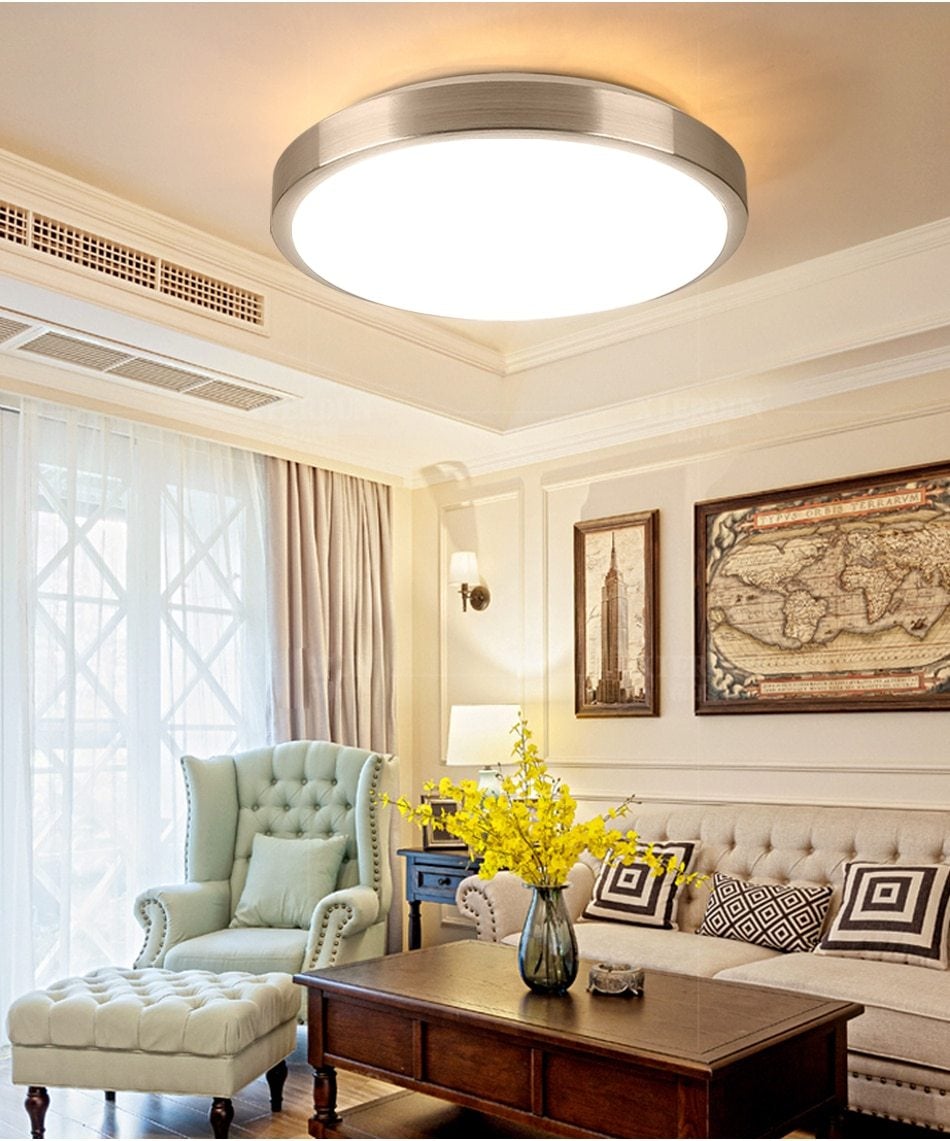 Modern LED Ceiling Light Lighting Fixture Lamp Surface Mount Living Room Bedroom Bathroom Remote Control Home Decoration Kitchen