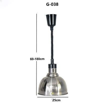 Restaurant Food Insulation Lamp Heating Lamp Commercial Chandelier Single-head Food Insulation Heating Lamp Barbecue Lamp