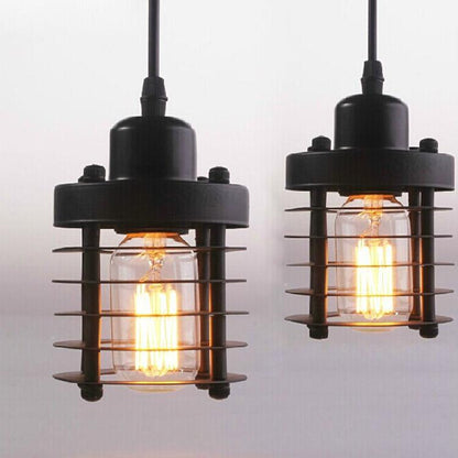 American Country Industry Wind Iron Single-head Chandelier
