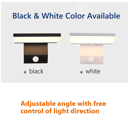 Outdoor Wall Light LED IP65 Waterproof Sensor 18w Foldable Modern Wall Lights Garden Courtyard Indoor Lamps