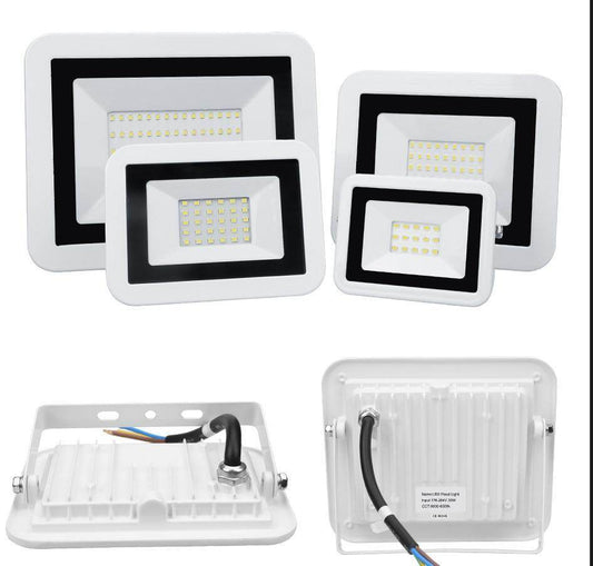 100W 50W 30W 10W 20W LED Flood Light Warm White/Cold White IP66 Waterproof 220V Garden Floodlight Outdoor Spotlight Wall Lamp
