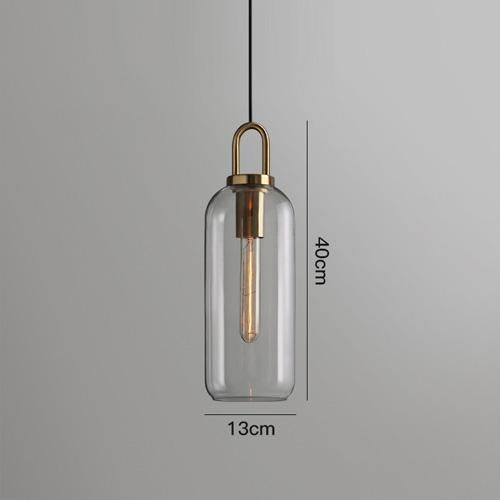 Postmodern Ins Pendant Lights Luxury Restaurant Lamps Nordic Bar Bedroom Bedside Glass Ball Single Hanging Lamp