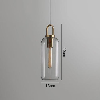 Postmodern Ins Pendant Lights Luxury Restaurant Lamps Nordic Bar Bedroom Bedside Glass Ball Single Hanging Lamp