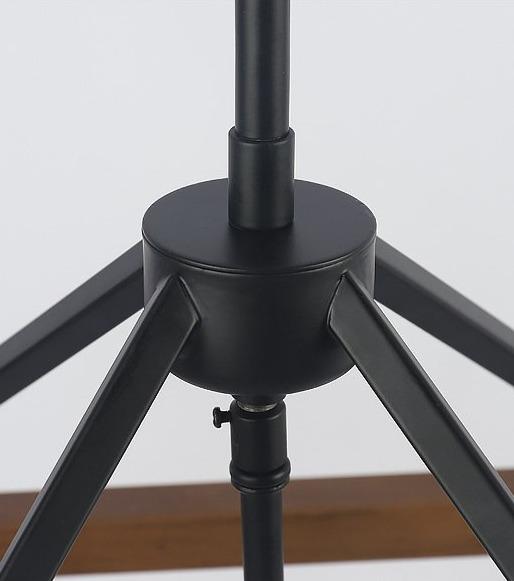 American Retro Four-headed Iron Chandelier