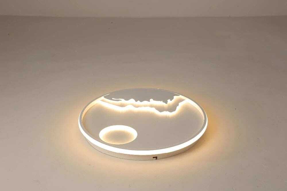 LED Ceiling Light Modern Nature  Sunrise Design For Living Room Bedroom Kitchen Dining Room Lighting Fixture   ICFW1910