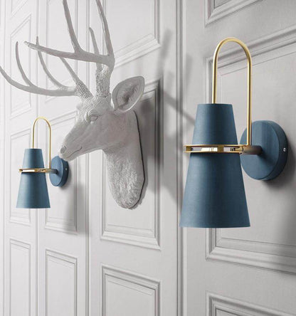 Designer Creative Modern Simple Living Room Stairway Bedroom Bedside Macaron Wall Lamp Bedside Wall Lamp