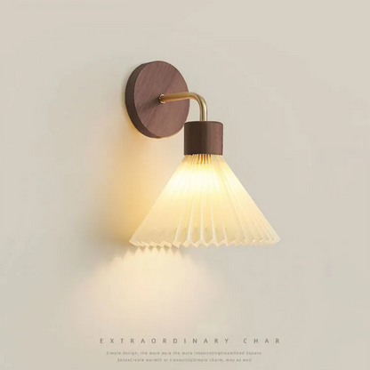 Nordic LED Wall Lamp Modern Wood Wall Light Indoor Lighting Room Decor Sconces For Bedside Bedroom Living Room E27 Bulb