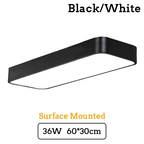 LED Modern Ceiling Light Lamp dimmable Surface Mount Rectangleindustrial wind Lighting Fixture Bedroom Living Room Office lights