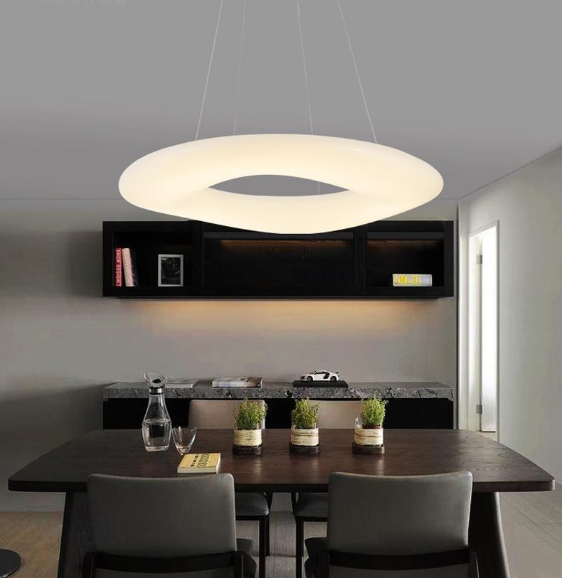 LED Living Room Chandelier Creative Ring Light Luxury Chandelier