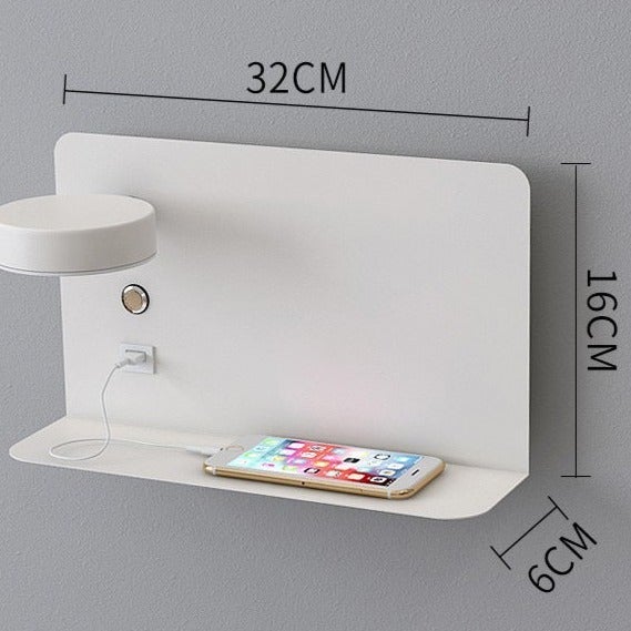 Wall Lamp Bedroom Bedside Lamp Living Room Background Wall Simple Creative Wiring-free LED Strip Usb Mobile Phone Charging
