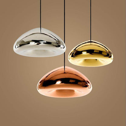 Modern Gold Bronze Sliver Shade Mirror Pendant Light E27 LED Glass Pendant Lamp Modern Christmas Glass Ball Lighting