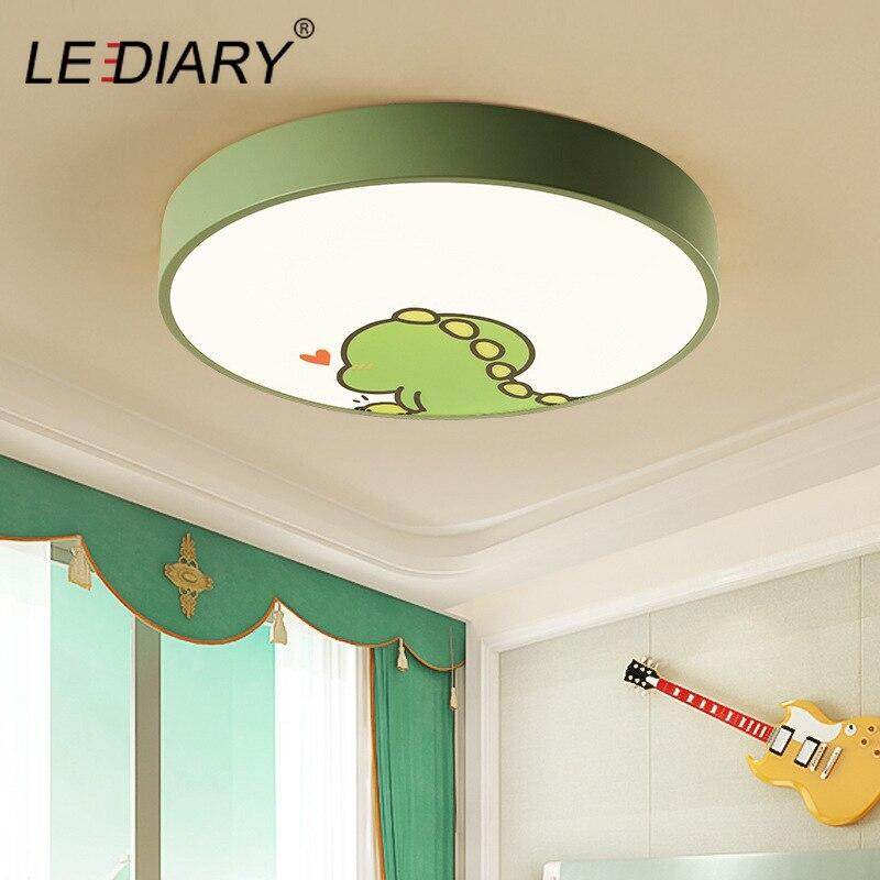 LED Ceiling Lamp Cartoon Kids Boy Girls' Room Round Multicolor 18W Ceiling Surface Mounted LED Lighting Fixtures