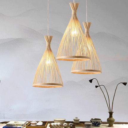 Restaurant Chandelier Bamboo Creative Personality Simple