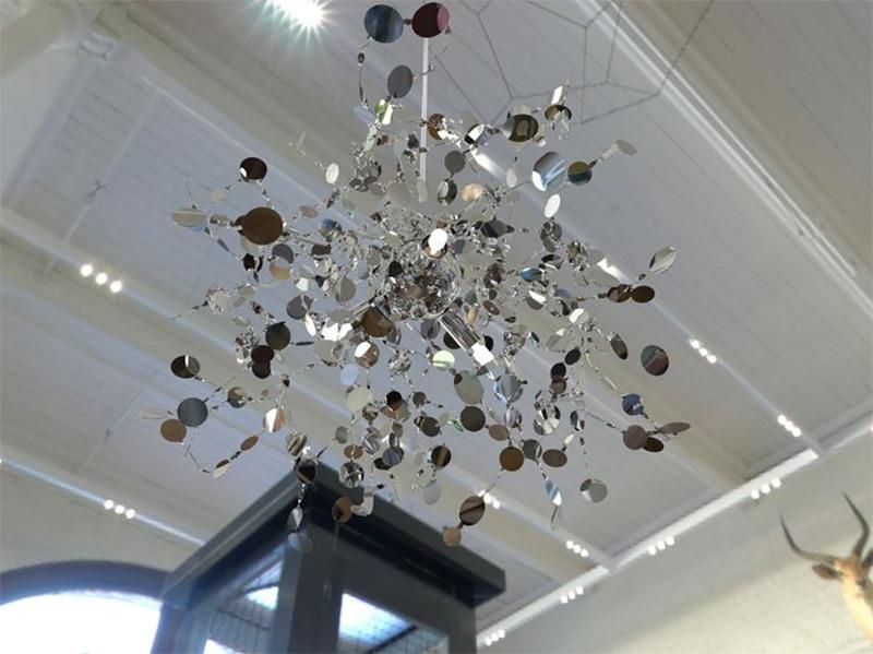 Postmodern Individual G9 Leaf Pendant Light Industrial Lamp Metal Hanging Lights LOFT Suspension Luminaire