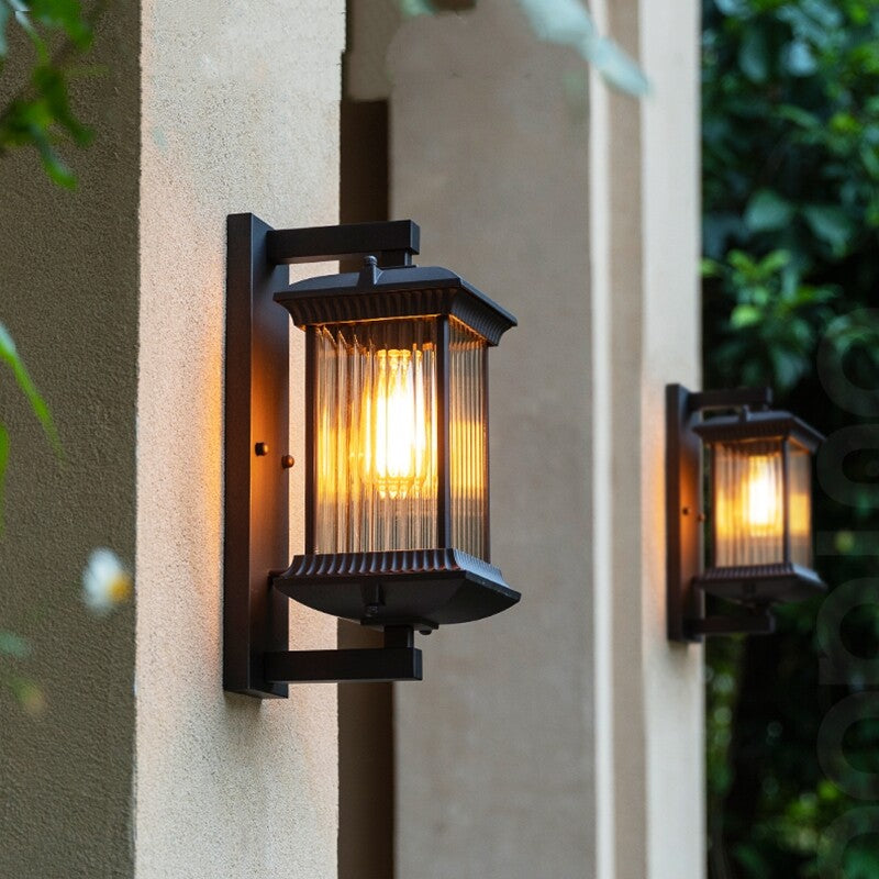 Outdoor Wall Lamp Metal Waterproof Outside Wall Lights Wall Lighting for Hotel Villa Big Porch Garden Gate